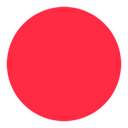🔴 Emoji Círculo Rojo Grande en Twitter Twemoji 11.1.