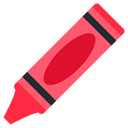 Émoji 🖍️ Crayon Pastel sur Twitter Twemoji 11.1.
