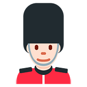 💂🏻‍♂️ Emoji Guarda Homem: Pele Clara na Twitter Twemoji 11.1.