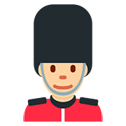 💂🏼‍♂️ Emoji Guardia Hombre: Tono De Piel Claro Medio en Twitter Twemoji 11.1.