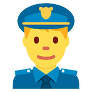 👮‍♂️ Emoji Agente De Policía Hombre en Twitter Twemoji 11.1.