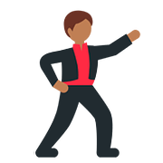 🕺🏾 Emoji Hombre Bailando: Tono De Piel Oscuro Medio en Twitter Twemoji 11.1.