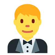 Emoji 🤵 Persona In Smoking su Twitter Twemoji 11.1.