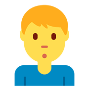 🙎‍♂️ Emoji Homem Fazendo Bico na Twitter Twemoji 11.1.