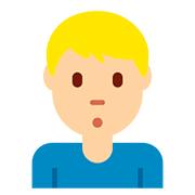 🙎🏼‍♂️ Emoji schmollender Mann: mittelhelle Hautfarbe Twitter Twemoji 11.1.