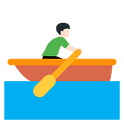 🚣🏻‍♂️ Emoji Mann im Ruderboot: helle Hautfarbe Twitter Twemoji 11.1.