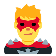 Emoji 🦹‍♂️ Supercattivo Uomo su Twitter Twemoji 11.1.