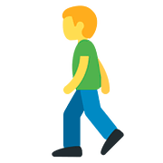🚶‍♂️ Emoji Hombre Caminando en Twitter Twemoji 11.1.