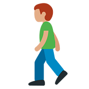 🚶🏽‍♂️ Emoji Hombre Caminando: Tono De Piel Medio en Twitter Twemoji 11.1.