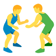 🤼‍♂️ Emoji Hombres Luchando en Twitter Twemoji 11.1.