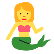 Emoji 🧜‍♀️ Sirena Donna su Twitter Twemoji 11.1.