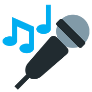 Emoji 🎤 Microfono su Twitter Twemoji 11.1.