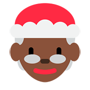 🤶🏿 Emoji Weihnachtsfrau: dunkle Hautfarbe Twitter Twemoji 11.1.