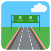 Emoji 🛣️ Autostrada su Twitter Twemoji 11.1.