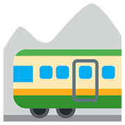 🚞 Emoji Ferrocarril De Montaña en Twitter Twemoji 11.1.