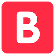 🅱️ Emoji Botão B (tipo Sanguíneo) na Twitter Twemoji 11.1.