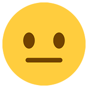 Emoji 😐 Faccina Neutra su Twitter Twemoji 11.1.