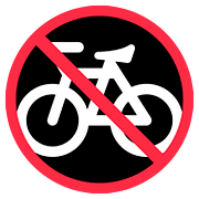 🚳 Emoji Fahrräder verboten Twitter Twemoji 11.1.
