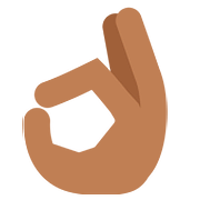 👌🏾 Emoji OK-Zeichen: mitteldunkle Hautfarbe Twitter Twemoji 11.1.