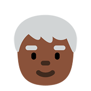 Émoji 🧓🏿 Personne âgée : Peau Foncée sur Twitter Twemoji 11.1.