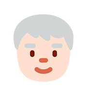 🧓🏻 Emoji Persona Adulta Madura: Tono De Piel Claro en Twitter Twemoji 11.1.