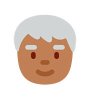 Emoji 🧓🏾 Adulto Anziano: Carnagione Abbastanza Scura su Twitter Twemoji 11.1.