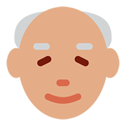 👴🏽 Emoji Homem Idoso: Pele Morena na Twitter Twemoji 11.1.