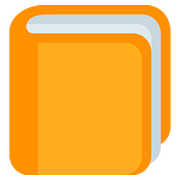 Emoji 📙 Libro Arancione su Twitter Twemoji 11.1.