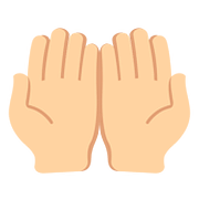 Emoji 🤲🏼 Mani Unite In Alto: Carnagione Abbastanza Chiara su Twitter Twemoji 11.1.