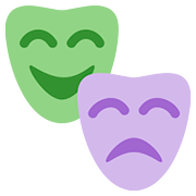 🎭 Emoji Máscaras De Teatro en Twitter Twemoji 11.1.