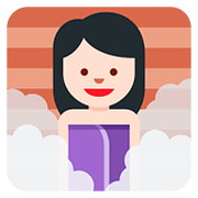 Emoji 🧖🏻 Persona In Sauna: Carnagione Chiara su Twitter Twemoji 11.1.