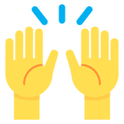 🙌 Emoji Mãos Para Cima na Twitter Twemoji 11.1.