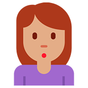 Emoji 🙎🏽 Persona Imbronciata: Carnagione Olivastra su Twitter Twemoji 11.1.