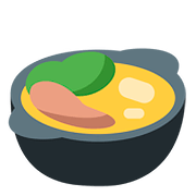 🍲 Emoji Topf mit Essen Twitter Twemoji 11.1.