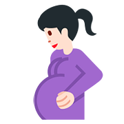 🤰🏻 Emoji schwangere Frau: helle Hautfarbe Twitter Twemoji 11.1.