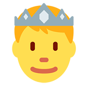 🤴 Emoji Príncipe en Twitter Twemoji 11.1.
