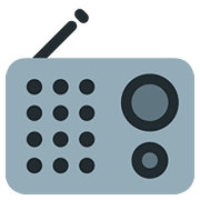 Emoji 📻 Radio su Twitter Twemoji 11.1.