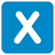🇽 Emoji Indicador regional símbolo letra X en Twitter Twemoji 11.1.