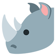 Émoji 🦏 Rhinocéros sur Twitter Twemoji 11.1.