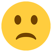 🙁 Emoji Cara Con El Ceño Ligeramente Fruncido en Twitter Twemoji 11.1.