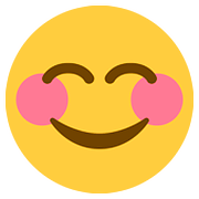 😊 Emoji Cara Feliz Con Ojos Sonrientes en Twitter Twemoji 11.1.