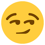 😏 Emoji selbstgefällig grinsendes Gesicht Twitter Twemoji 11.1.