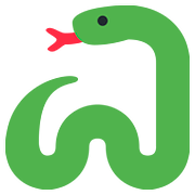 Emoji 🐍 Serpente su Twitter Twemoji 11.1.