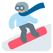 🏂🏽 Emoji Practicante De Snowboard: Tono De Piel Medio en Twitter Twemoji 11.1.