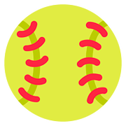 🥎 Emoji Pelota De Softball en Twitter Twemoji 11.1.