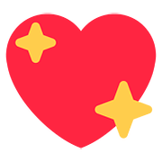 💖 Emoji Corazón Brillante en Twitter Twemoji 11.1.
