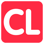 🆑 Emoji Großbuchstaben CL in rotem Quadrat Twitter Twemoji 11.1.