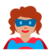🦸🏽 Emoji Super-herói: Pele Morena na Twitter Twemoji 11.1.