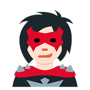 Emoji 🦹🏻 Supercattivo: Carnagione Chiara su Twitter Twemoji 11.1.