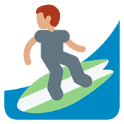 Emoji 🏄🏽 Persona Che Fa Surf: Carnagione Olivastra su Twitter Twemoji 11.1.